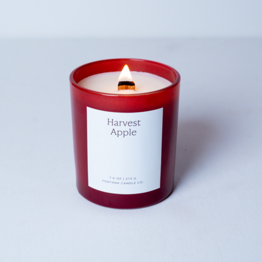 The Illuminated Beeswax Essential Oil Candle Collection: HARVEST APPLLE