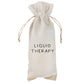 Liquid Therapy Wine Bag: White Cotton