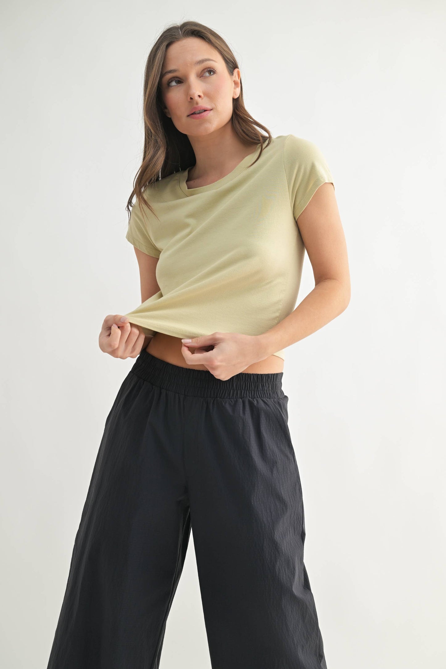Essential Short Sleeve Tee: HEATHER GREY