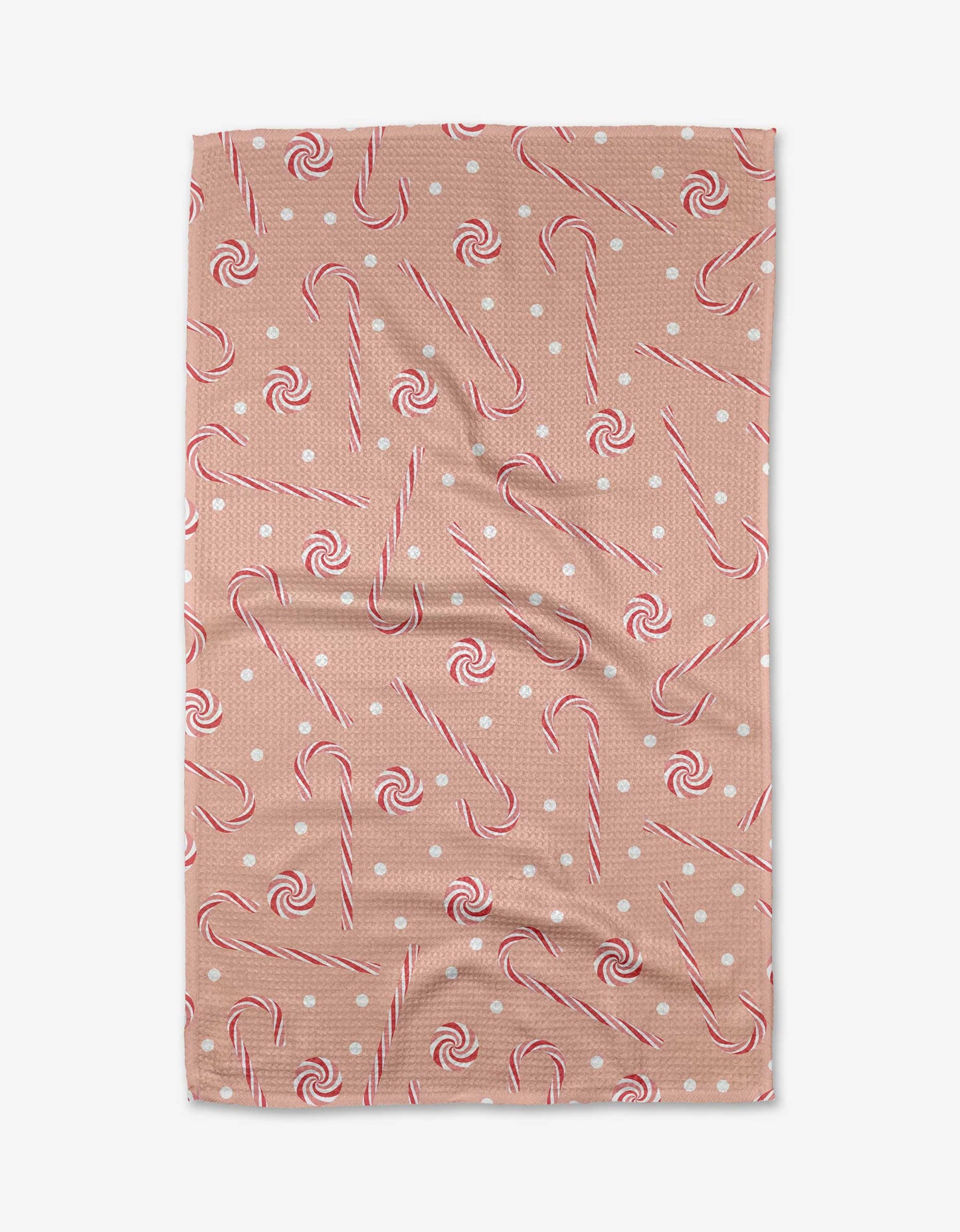 Geometry - Pink Peppermint Tea Towel