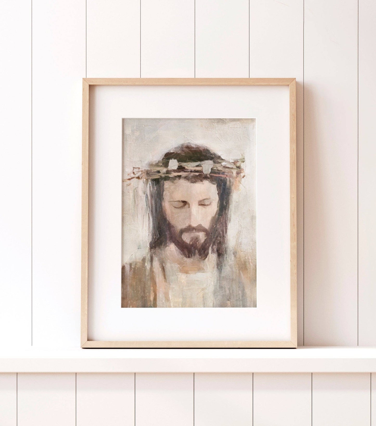 A King's Humility Print (unframed) / 6x6