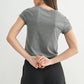 Essential Short Sleeve Tee: HEATHER GREY