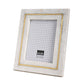 Marble Frame w/ Brass Inlay 4" x 6"