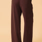 Sunday Edition by LE LIS - HIGH WAIST WIDE LEG PLEATED TROUSERS: ESPRESSO / S