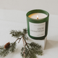 Candle: Snow Covered Pines 15 oz Soy Candle, Matte Jar