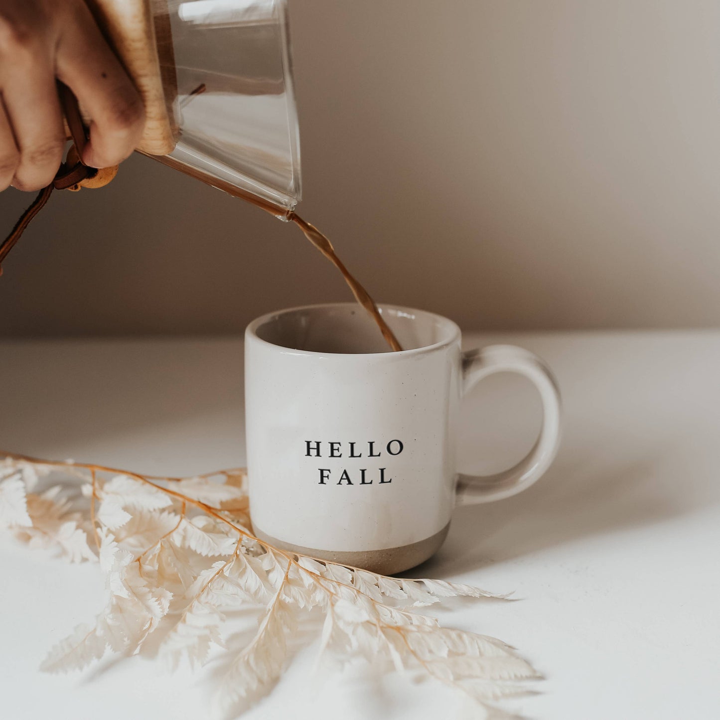 Mug: Hello Fall Stoneware Coffee Mug