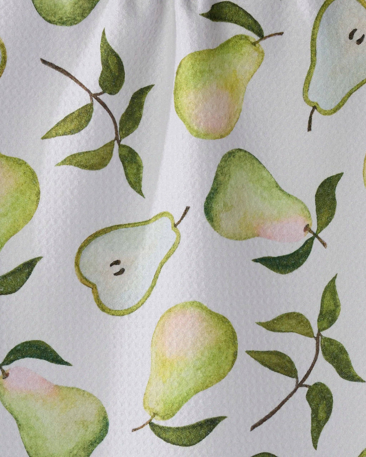 Geometry - Pearwood Mini Towel: White