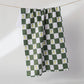 Geometry - Pear Checker Tea Towel