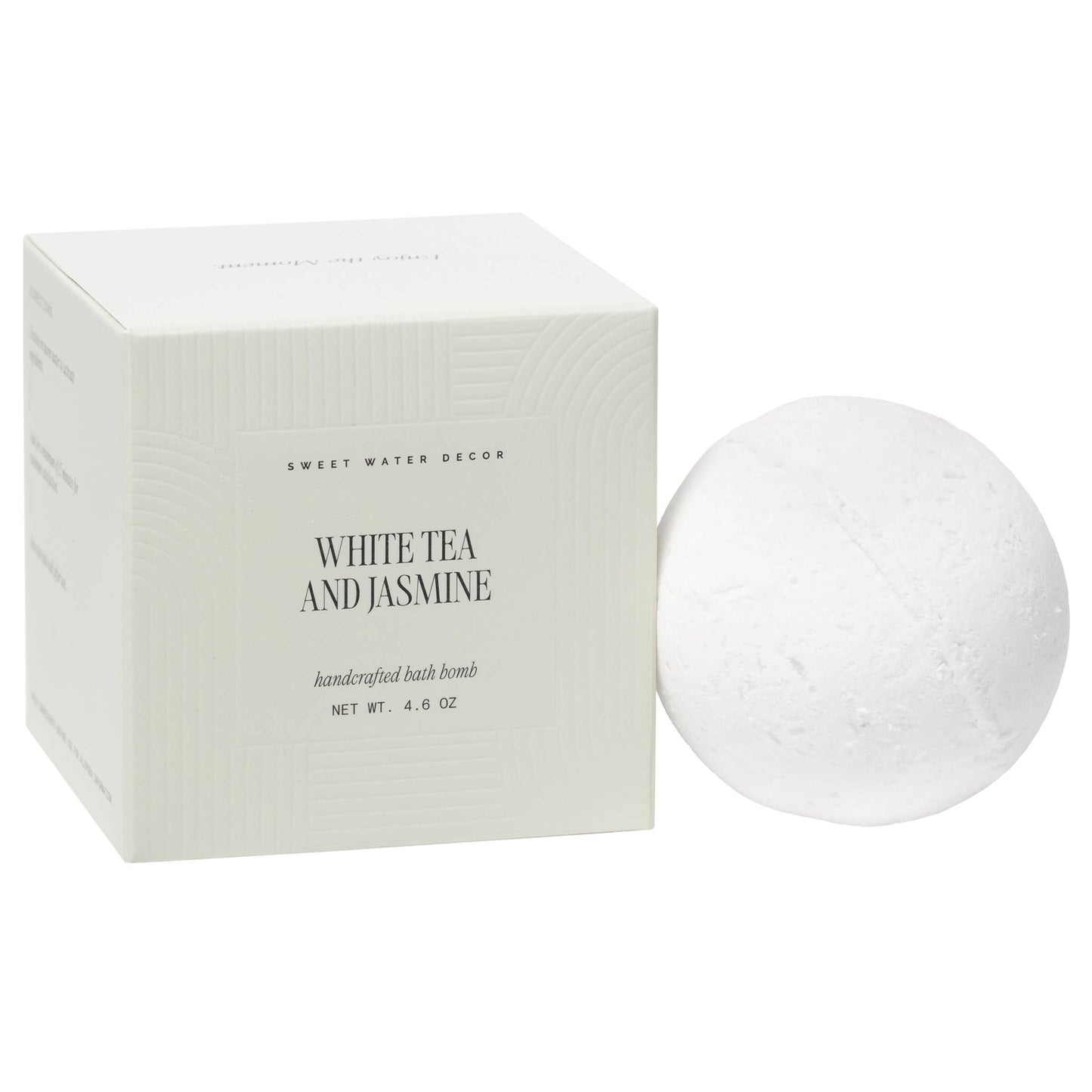 Bath Bomb: White Tea and Jasmine 4.6 oz Bath Bomb