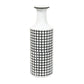 Farmhouse Check Enamel Vase, Large