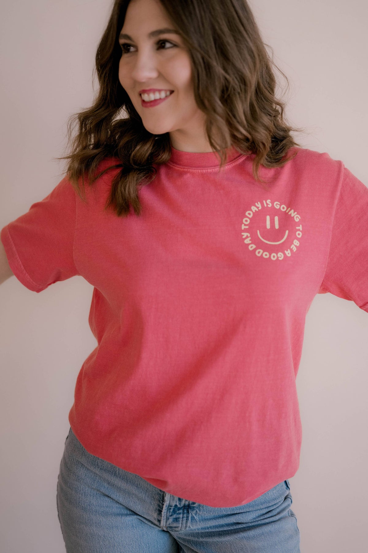 Dear Heart - Good Day Tee - Watermelon | Christian Tee: XL