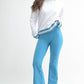 Contrast Cinch Cotton Sweatshirt: WHITE/BLUE JAY