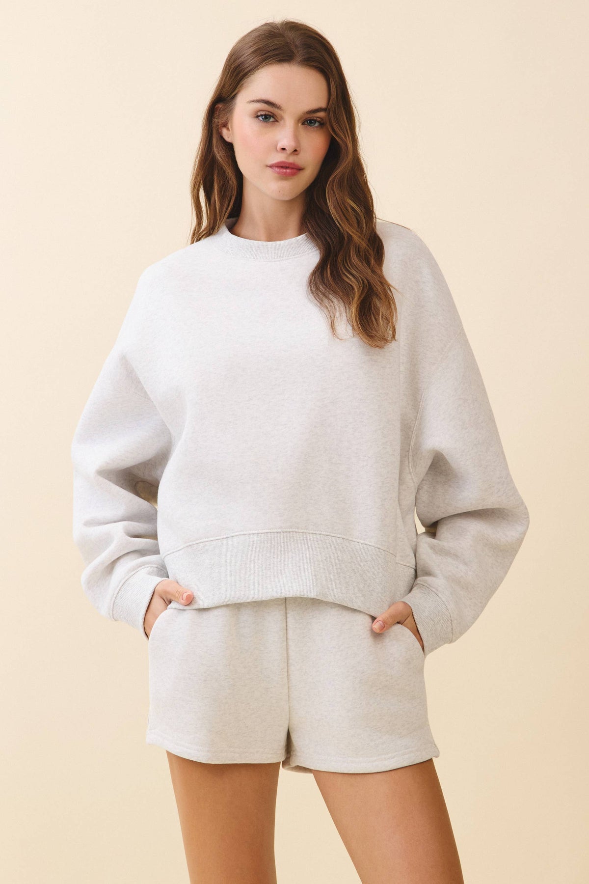 TCEC - CT7976-Dropped Shoulder Sweatshirt : HUNTER GREEN / L