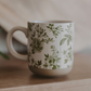 Mug: Green Delft Stoneware Coffee Mug
