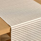 Geometry - Stone Stripe Tablerunner: Medium - 16" x 90"