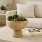 Sagebrook Home - Bowl - Brown Paulownia Wood with Pedestal Base, 8 in.