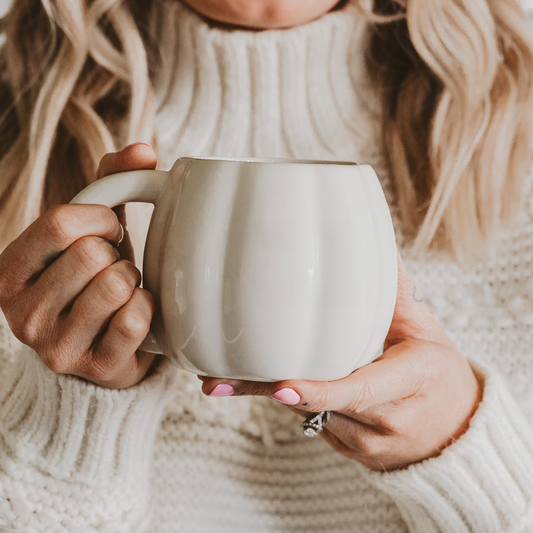 Mug: Cream Pumpkin Coffee Mug