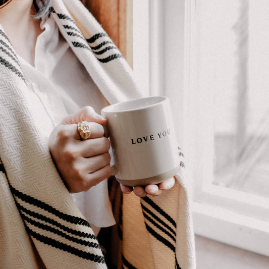 Mug: Love You Stoneware Coffee Mug