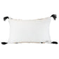 Hand Woven Outdoor Allie Pillow- 14 x 22