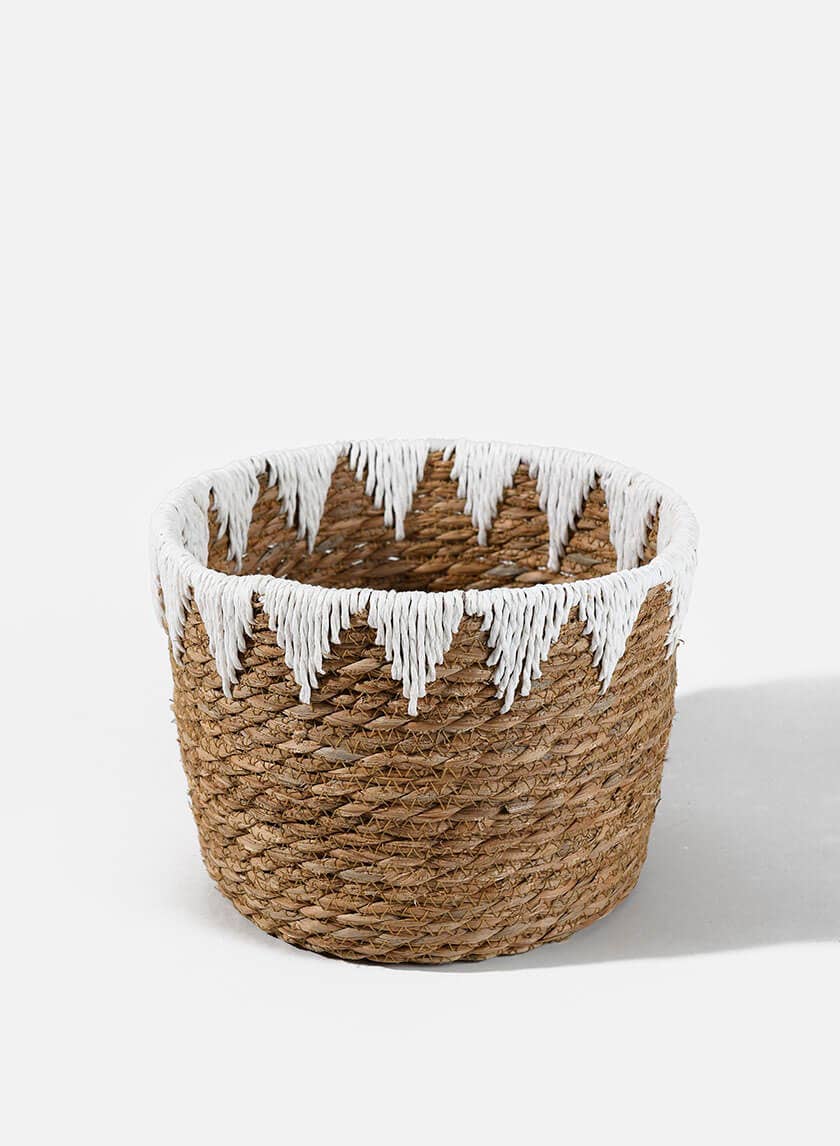 Jamali Garden - Timbuktu Cattails Basket (Close-out Sale): Small