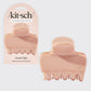 Recycled Plastic Puffy Cloud Clip 1pc - Rosewood