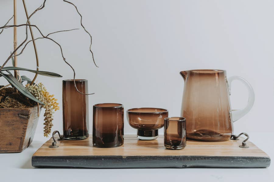 Verve Culture - Handblown Mexican DOF Glasses - Tamarind