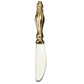 India Handicrafts Inc - Gold Ribbed Spreader - Set of 12