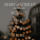 Candle: Merry and Bright 15 oz Soy Candle, Matte