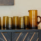 Verve Culture - Moroccan Cone Glassware Large - Amber: Amber