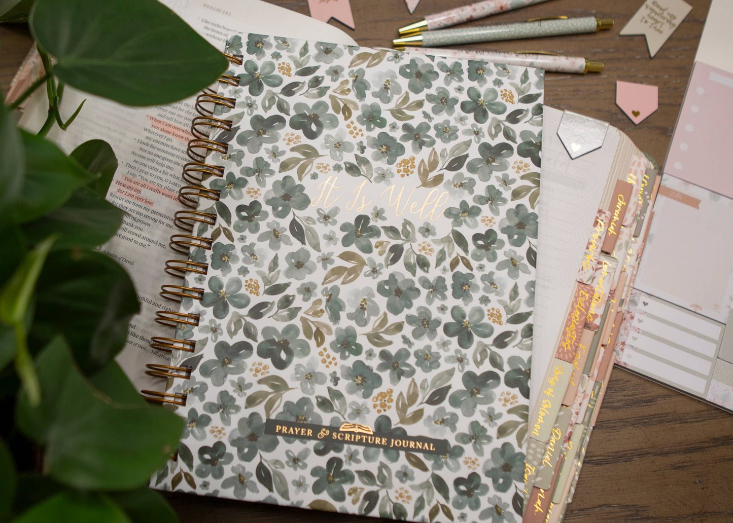 Chosen & Cherished - It Is Well Womens Prayer Journal | Guided Prayer Journal