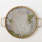 Glass Hydrangea Tray Wall Decor