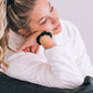Silk Hair Scrunchie | Small | Jet Black