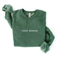 OAT COLLECTIVE - EMBROIDERED COZY SEASON Sweatshirt : VINTAGE WHITE LONG SLEEVE / M