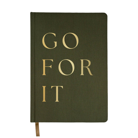 Go For It Fabric Journal - Home Decor & Gifts