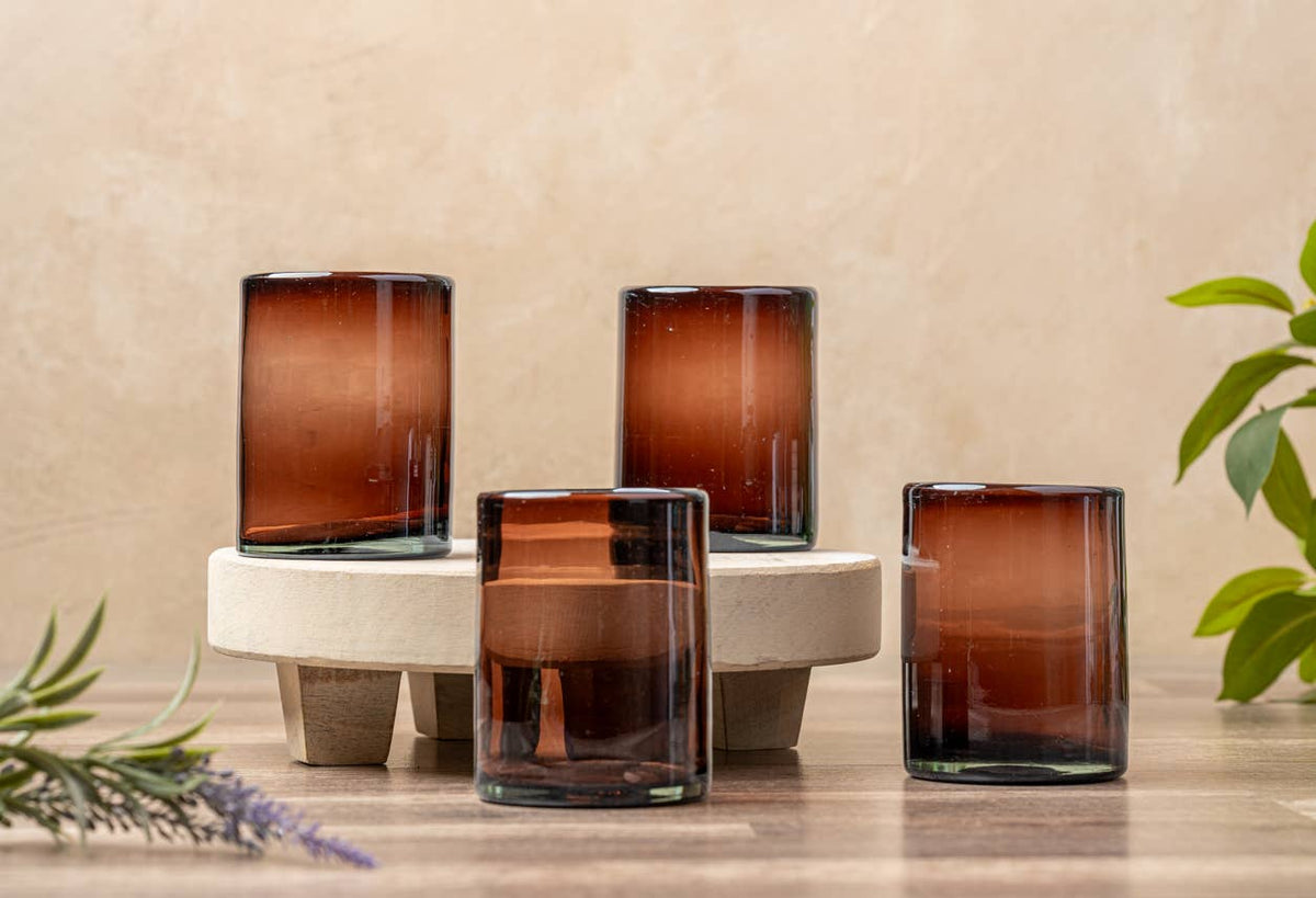 Verve Culture - Handblown Mexican DOF Glasses - Tamarind