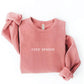 OAT COLLECTIVE - EMBROIDERED COZY SEASON Sweatshirt : VINTAGE WHITE LONG SLEEVE / M