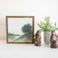 Under the Elm | Fine Art: Dark Brown Frame / 24 inches x 24 inches
