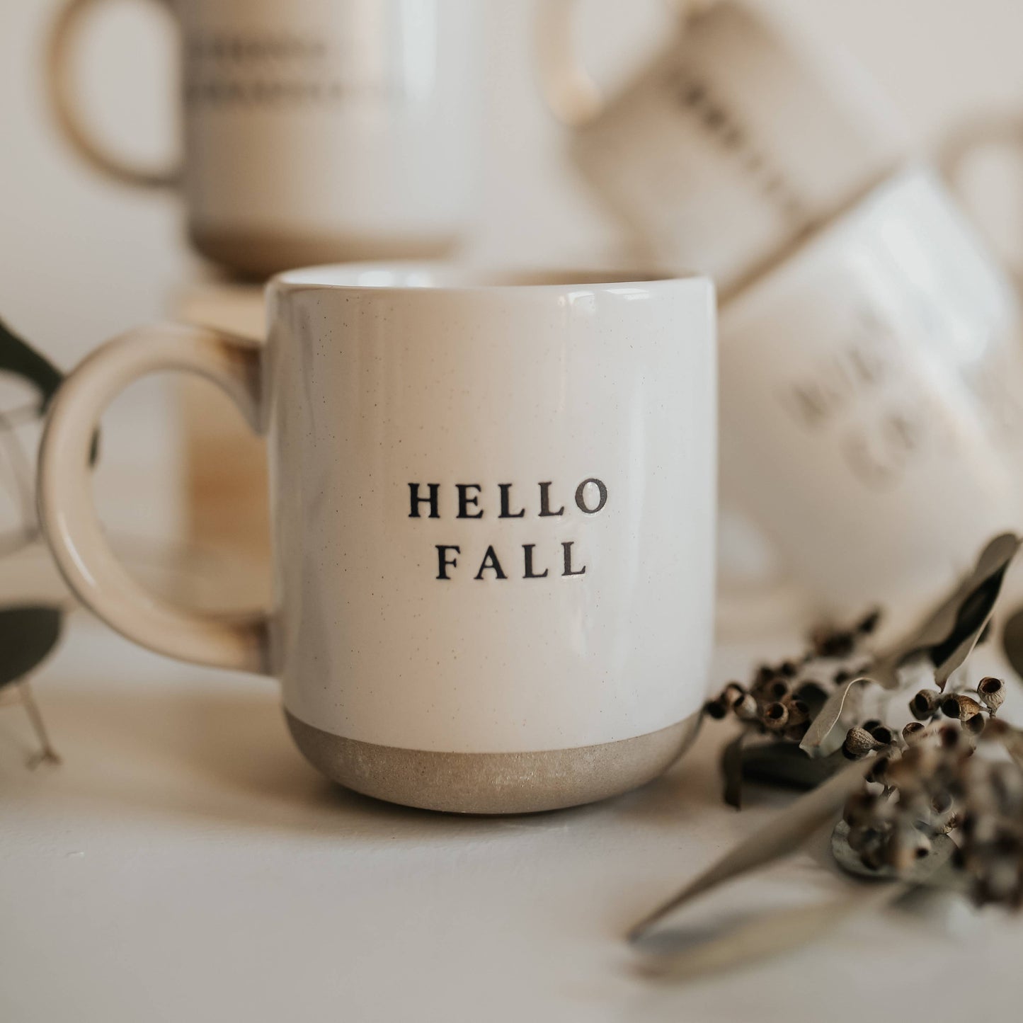 Mug: Hello Fall Stoneware Coffee Mug