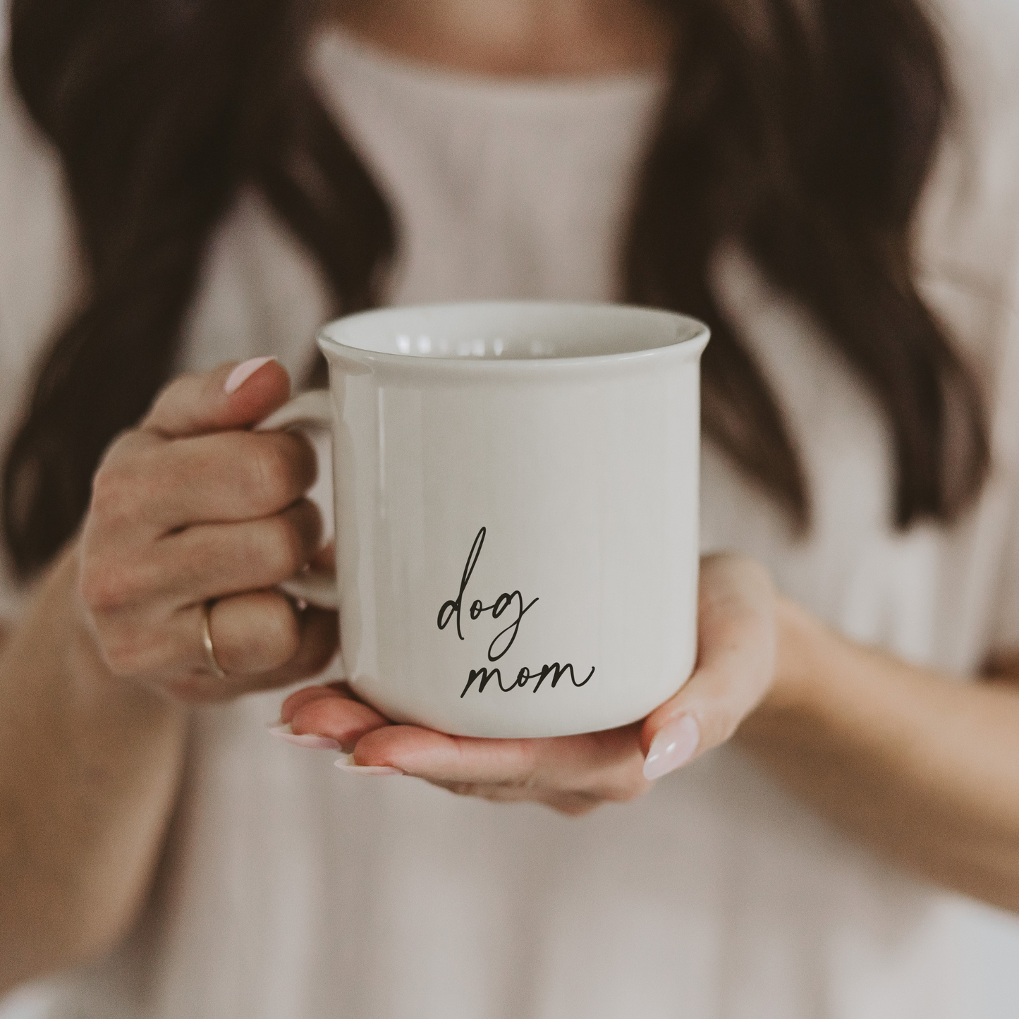 Mug: DOG MOM - 11 oz Campfire Coffee Mug