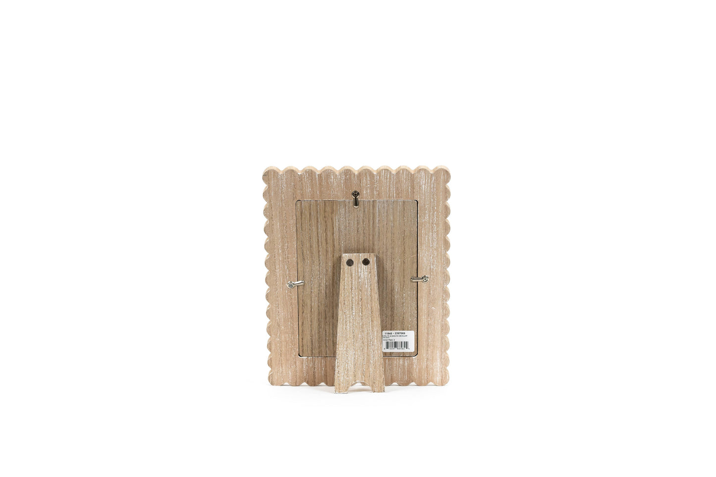 Devanie At Home - Wood photo frame SCALLOP for 5x7 pic, natural - 17028