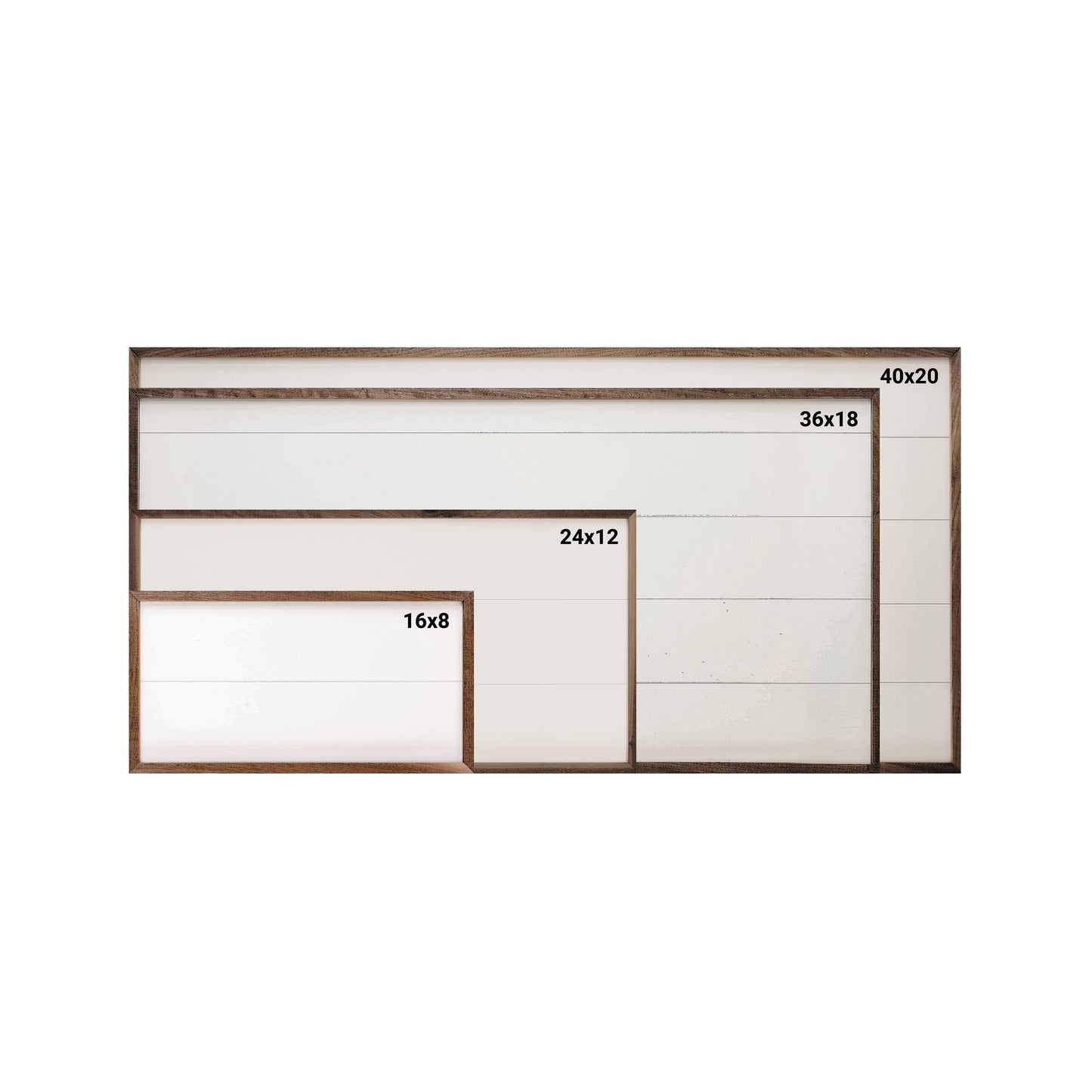 Welcome To Our Patio White: 16 x 8 x 1.5