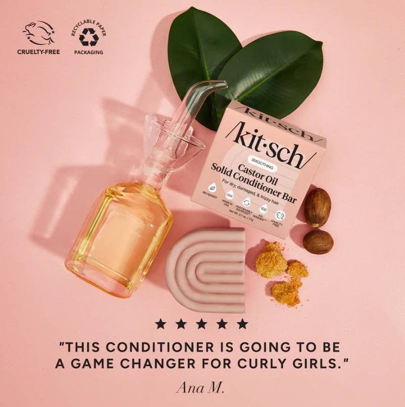 KITSCH - Castor Oil Nourishing Shampoo & Conditioner Bar Combo