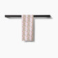 Floral Fall Stripe Bar Towel