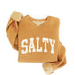 SALTY Graphic Sweatshirt: LIGHT BLUE