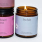205 OFF Sea Salt Essential Oil Beeswax Jar Candle: 9oz