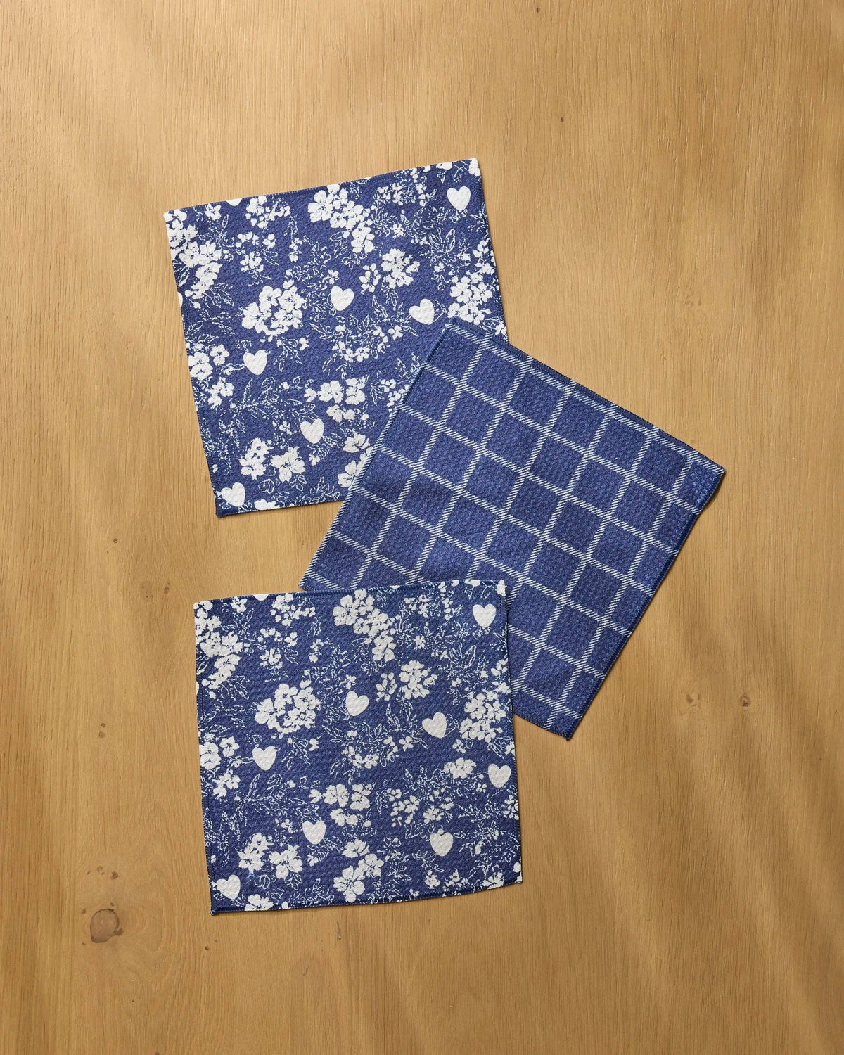 Geometry - Posy Plaid Dishcloth Set