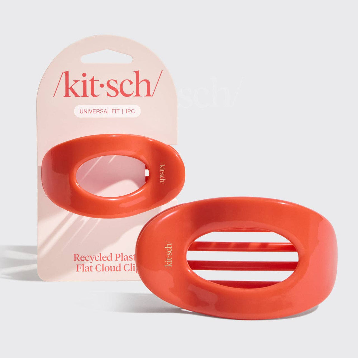 Recycled Plastic Flat Cloud Clip - Cherry