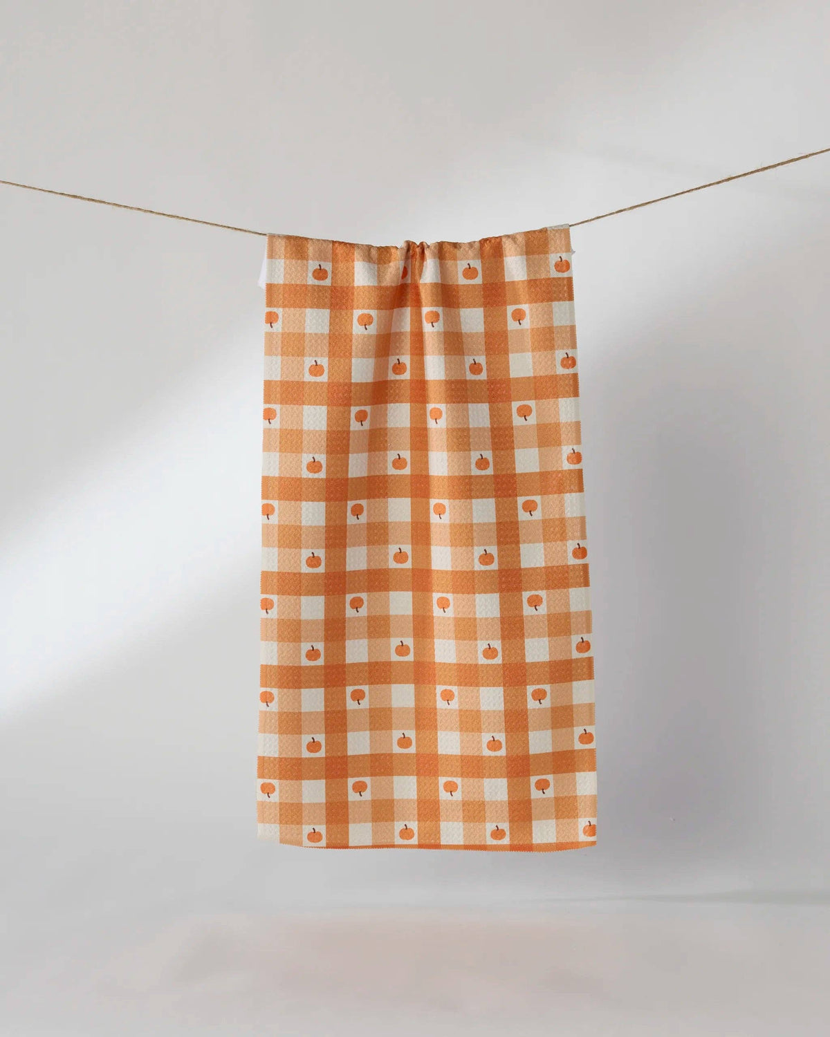 Geometry - Pumpkin Check Mini Towel