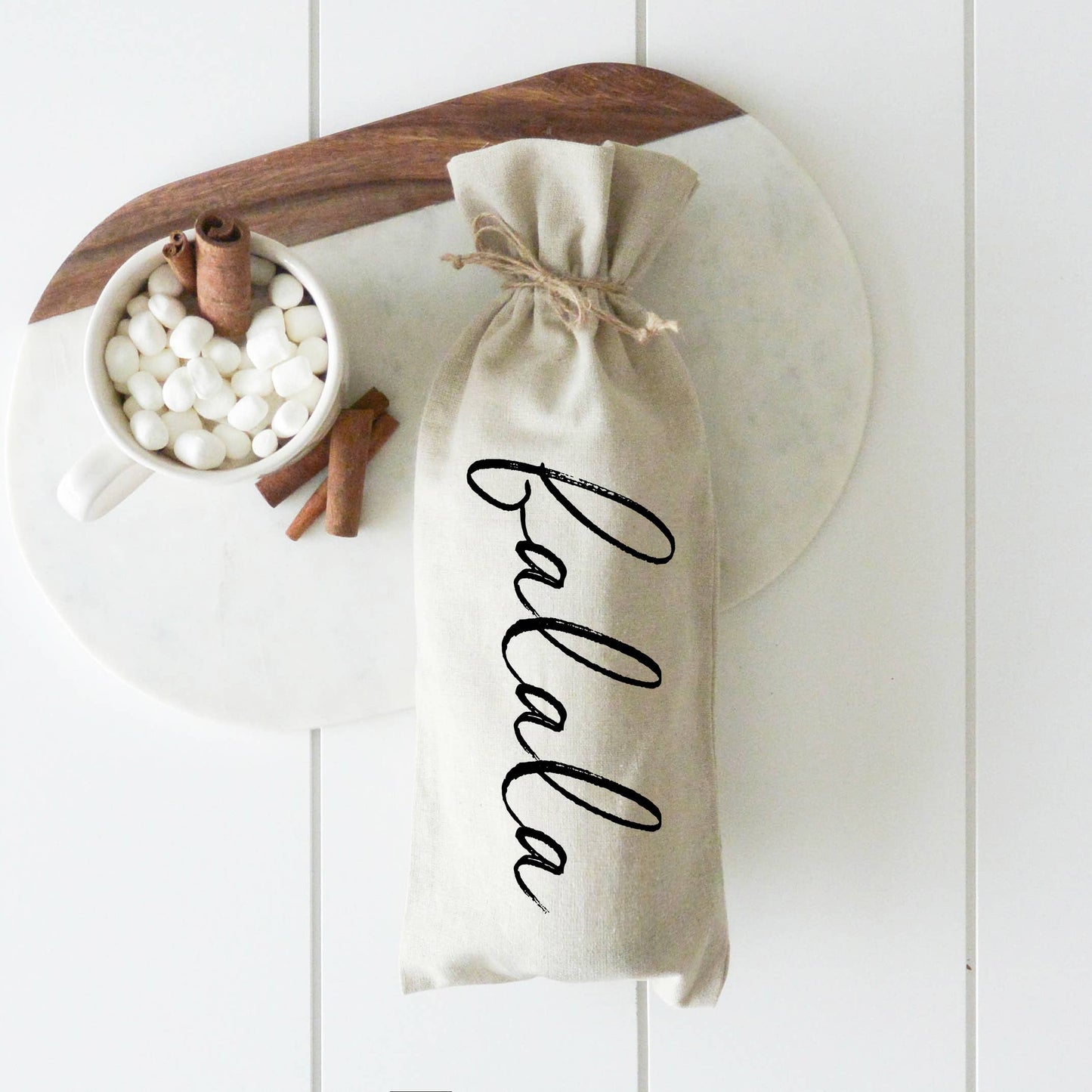Falala Wine Bag Natural Cotton Linen