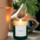 The Luxe Beeswax Essential Oil Natural Candle Collection: LEMONGRASS EUCALYPTUS